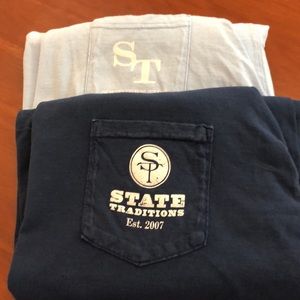 2 T-Shirts Large - Southern Tide & State Traditions